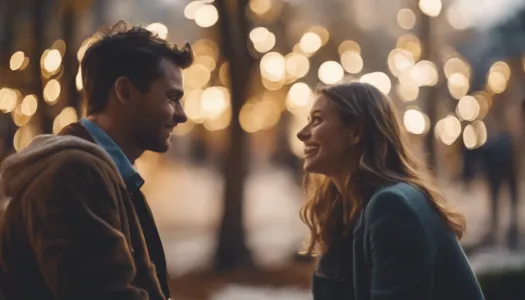 A couple engaged in a heartfelt conversation, Enhance